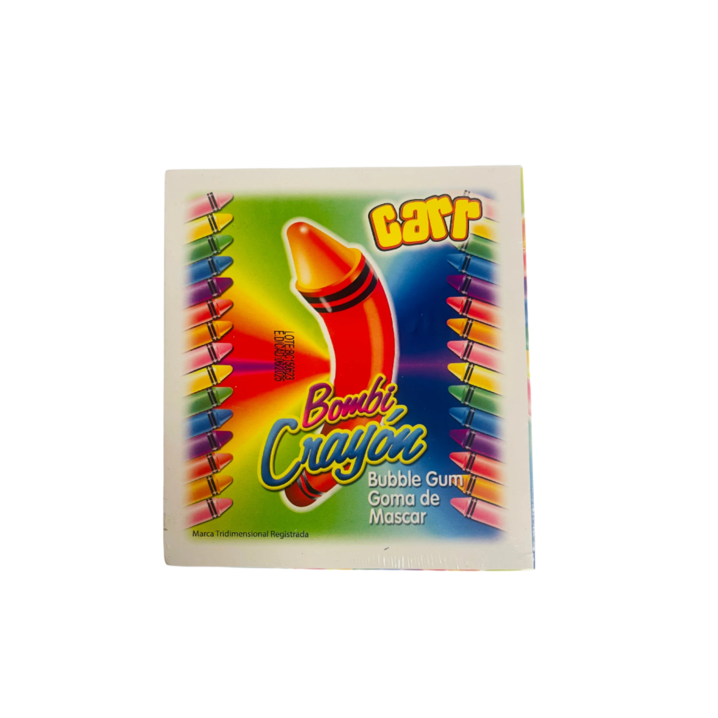 crayon shaped chewing gum